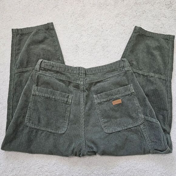 Monet Skateboards | Clipper Olive Dark Green Corduroy Skate Pants, Mens 30 - Picture 8 of 10